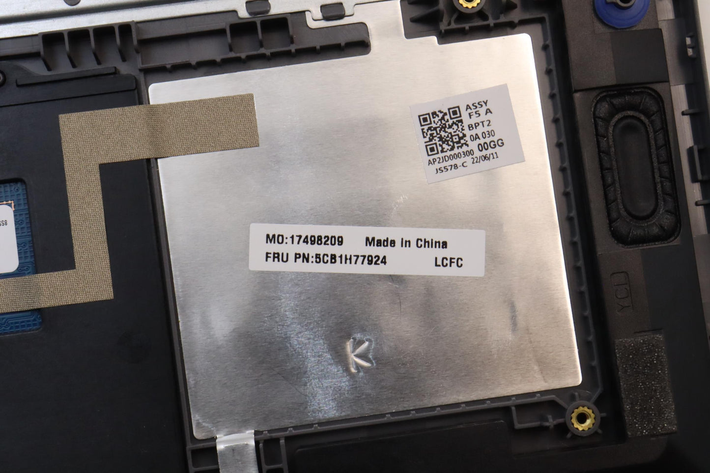 Lenovo Cover Upper Case Assembly Fra - 5CB1H77924