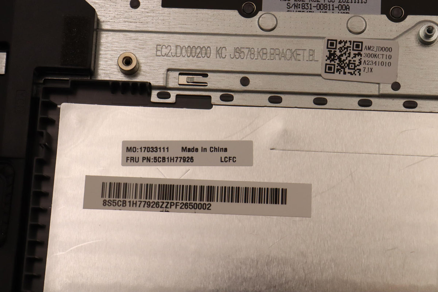 Lenovo Cover Upper Case Assembly Fra/ - 5CB1H77926
