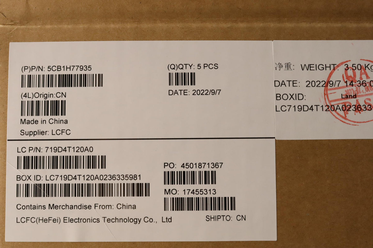 Lenovo Cover Upper Case Assembly Kor - 5CB1H77935