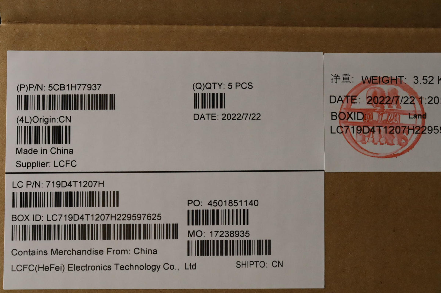 Lenovo Cover Upper Case Assembly Nord - 5CB1H77937