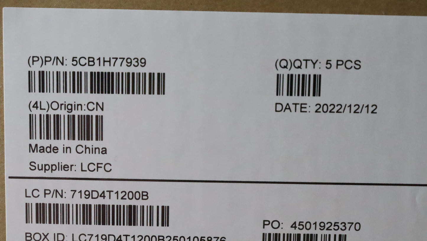 Lenovo Cover Upper Case Assembly Rus - 5CB1H77939