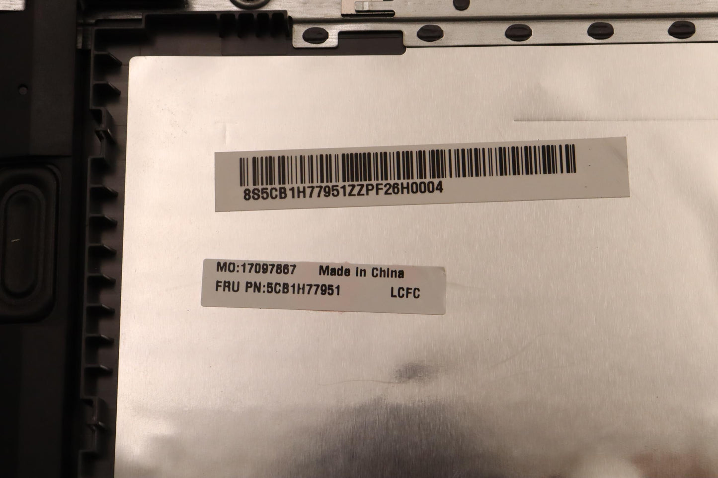 Lenovo Cover Upper Case Assembly Ita - 5CB1H77951