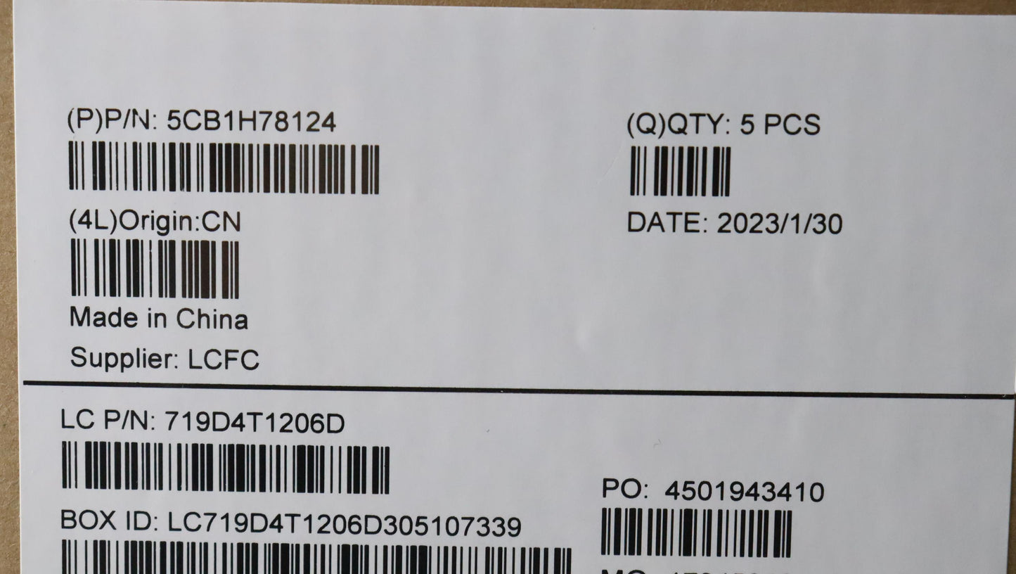 Lenovo Cover Upper Case Assembly Nord - 5CB1H78124
