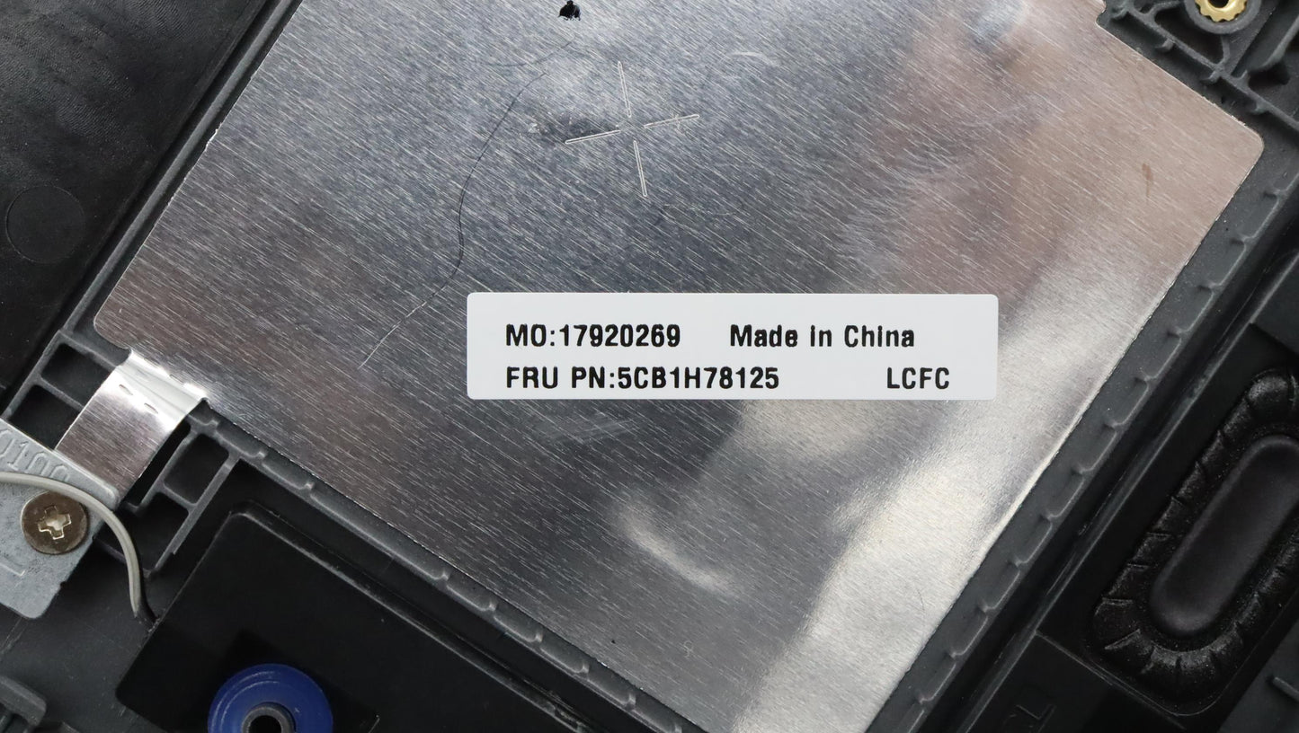 Lenovo Cover Upper Case Assembly Bel - 5CB1H78125