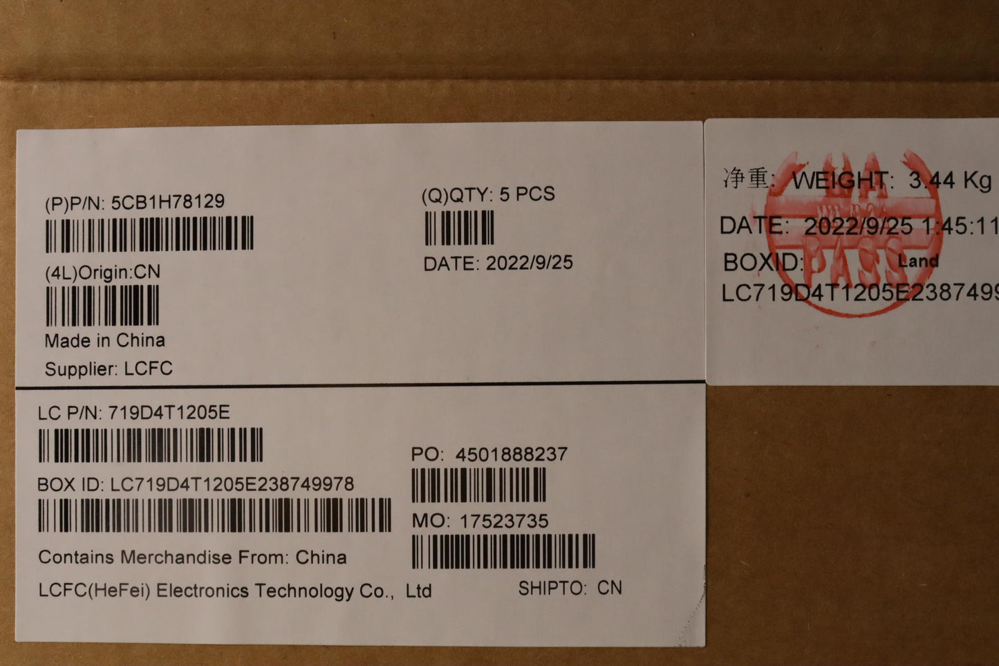 Lenovo Cover Upper Case Assembly Euro - 5CB1H78129