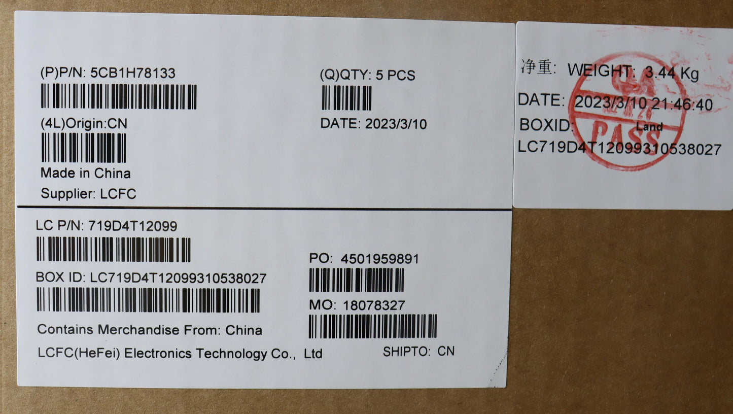 Lenovo Cover Upper Case Assembly Fra/ - 5CB1H78133