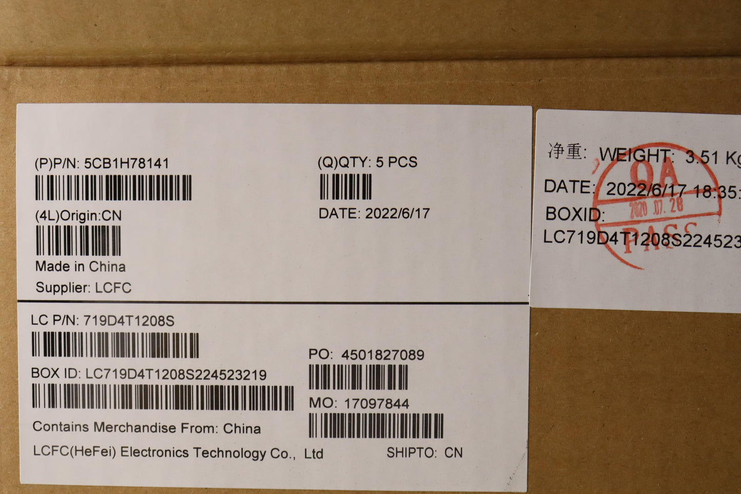 Lenovo Cover Upper Case Assembly Eng - 5CB1H78141