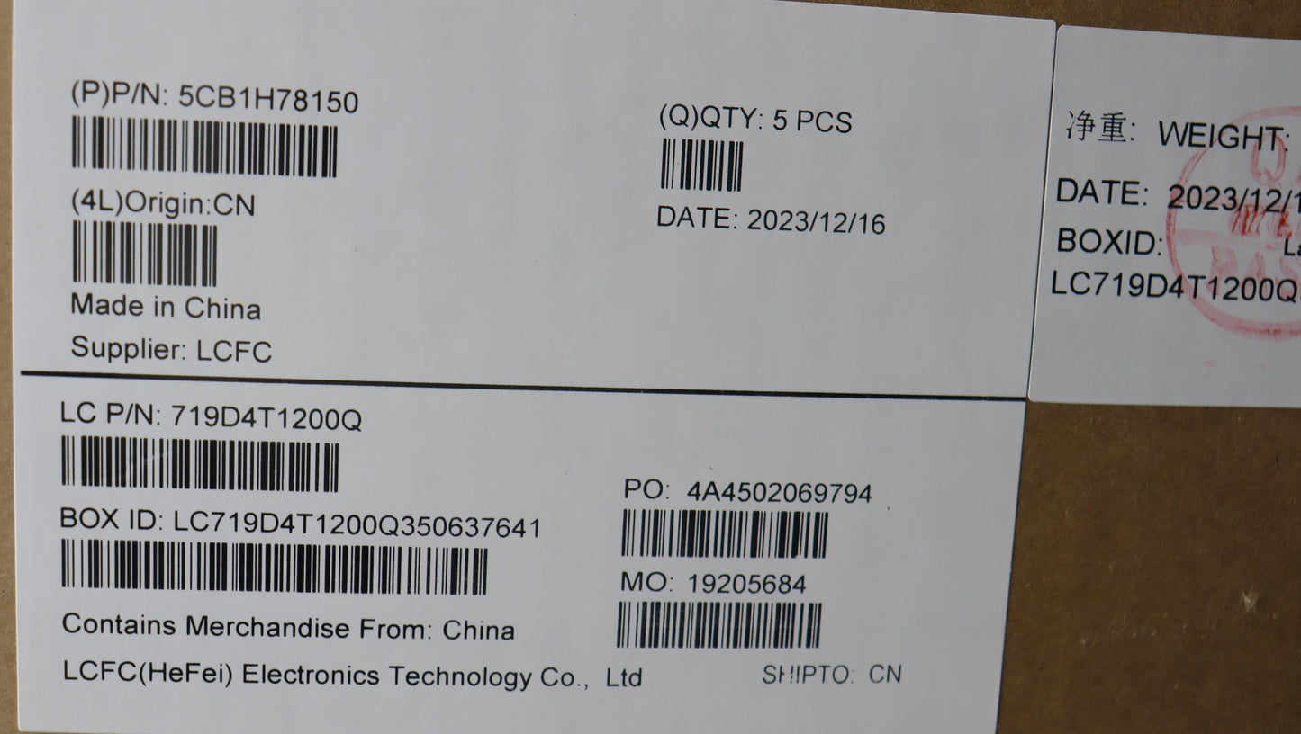 Lenovo Cover Upper Case Assembly Hun - 5CB1H78150