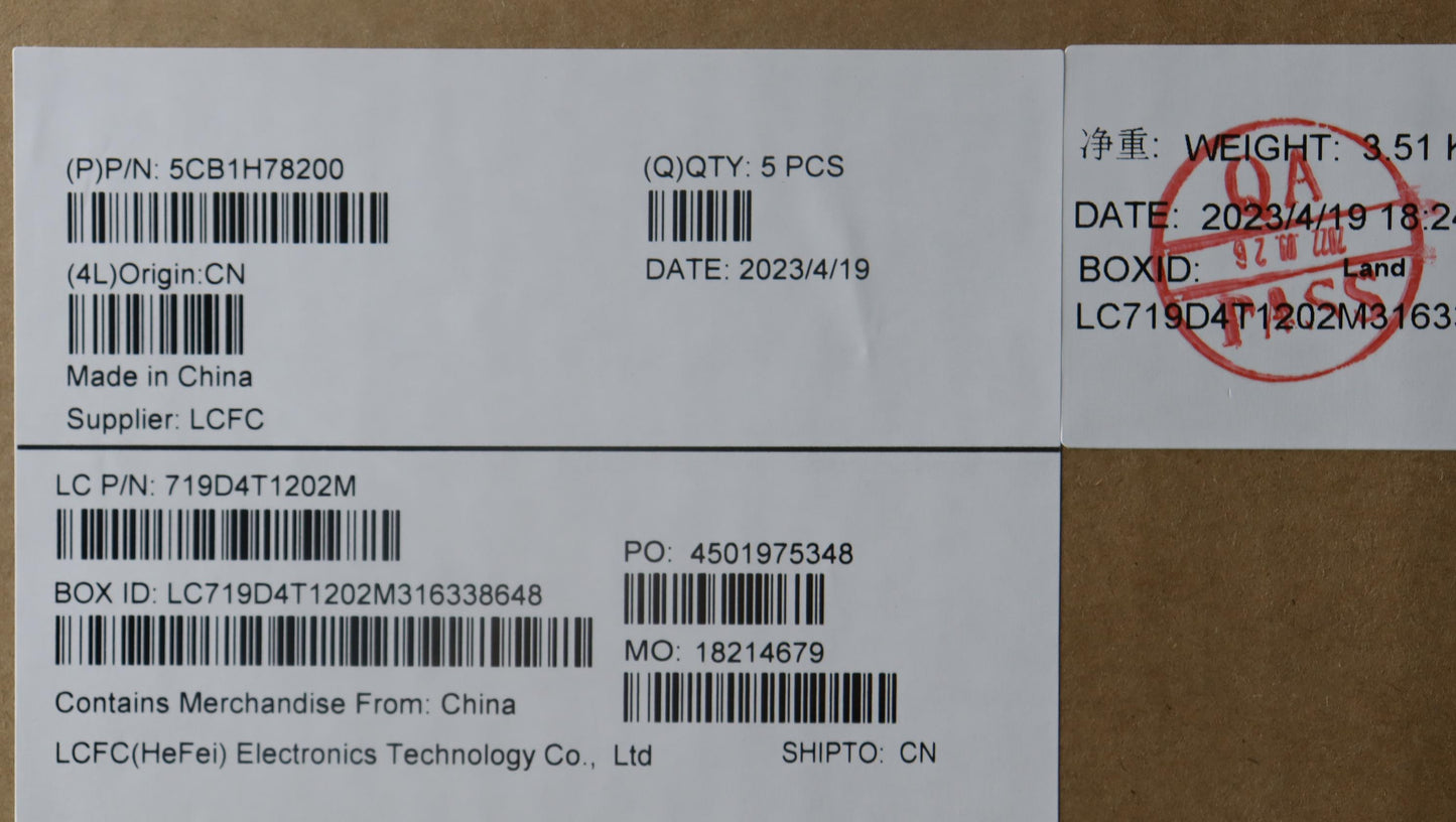 Lenovo Cover Upper Case Assembly Bel - 5CB1H78200