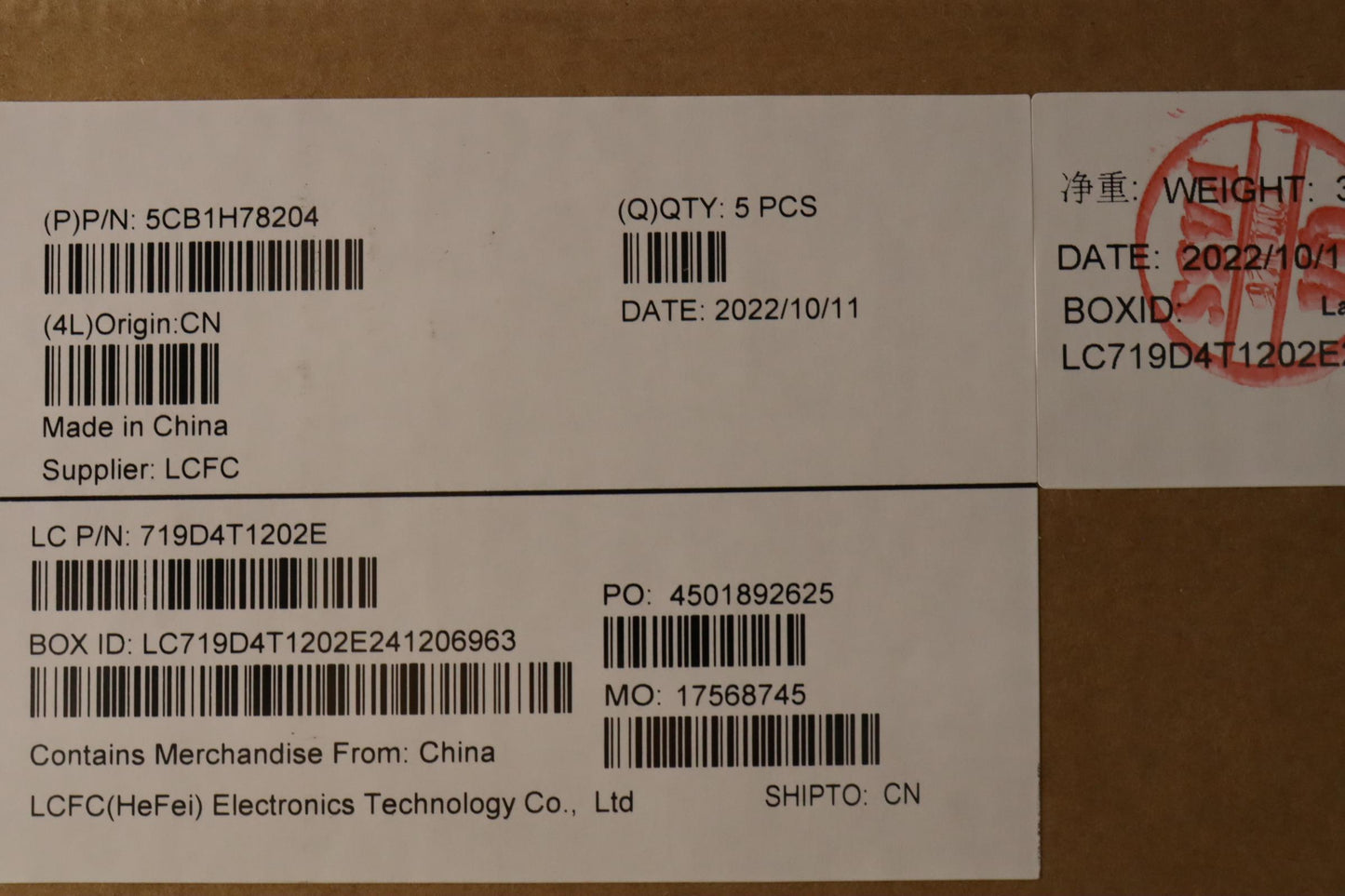 Lenovo Cover Upper Case Assembly Eng - 5CB1H78204