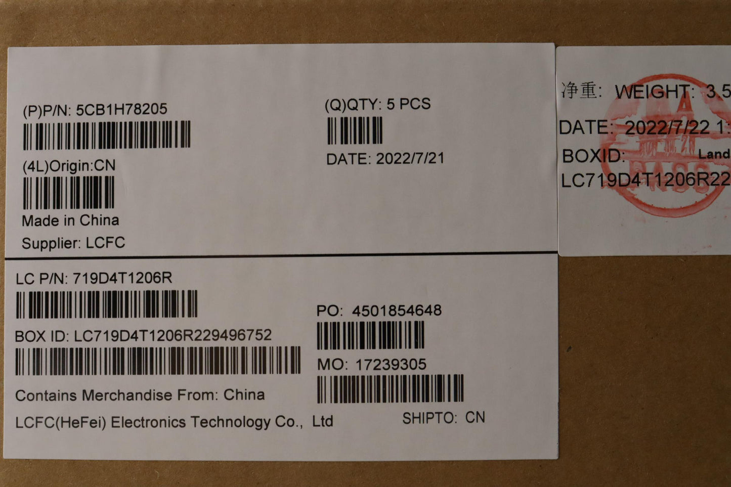 Lenovo Cover Upper Case Assembly Euro - 5CB1H78205