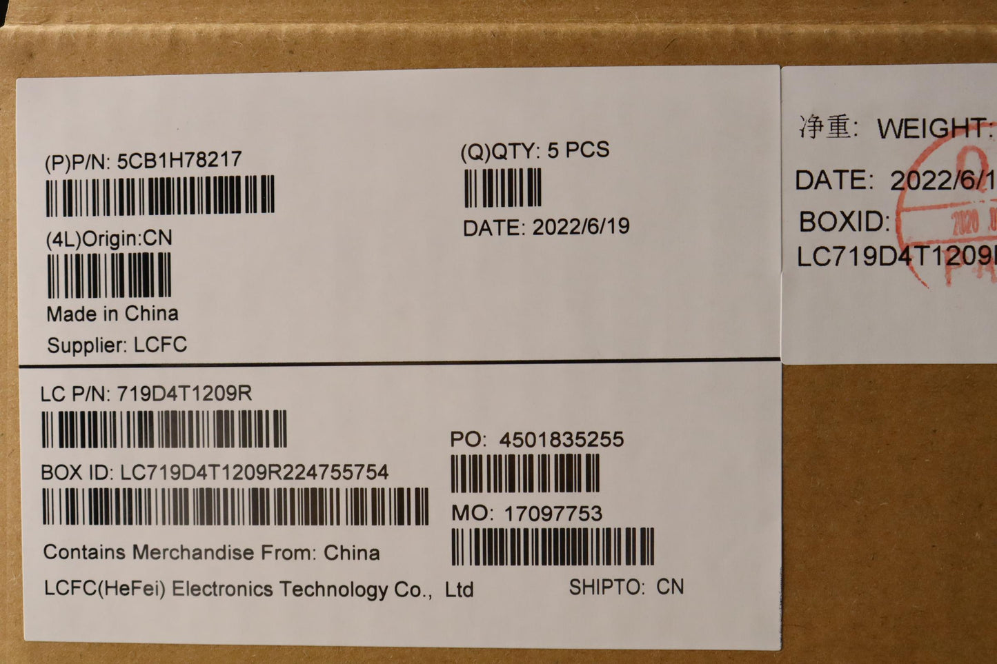 Lenovo Cover Upper Case Assembly Kor - 5CB1H78217