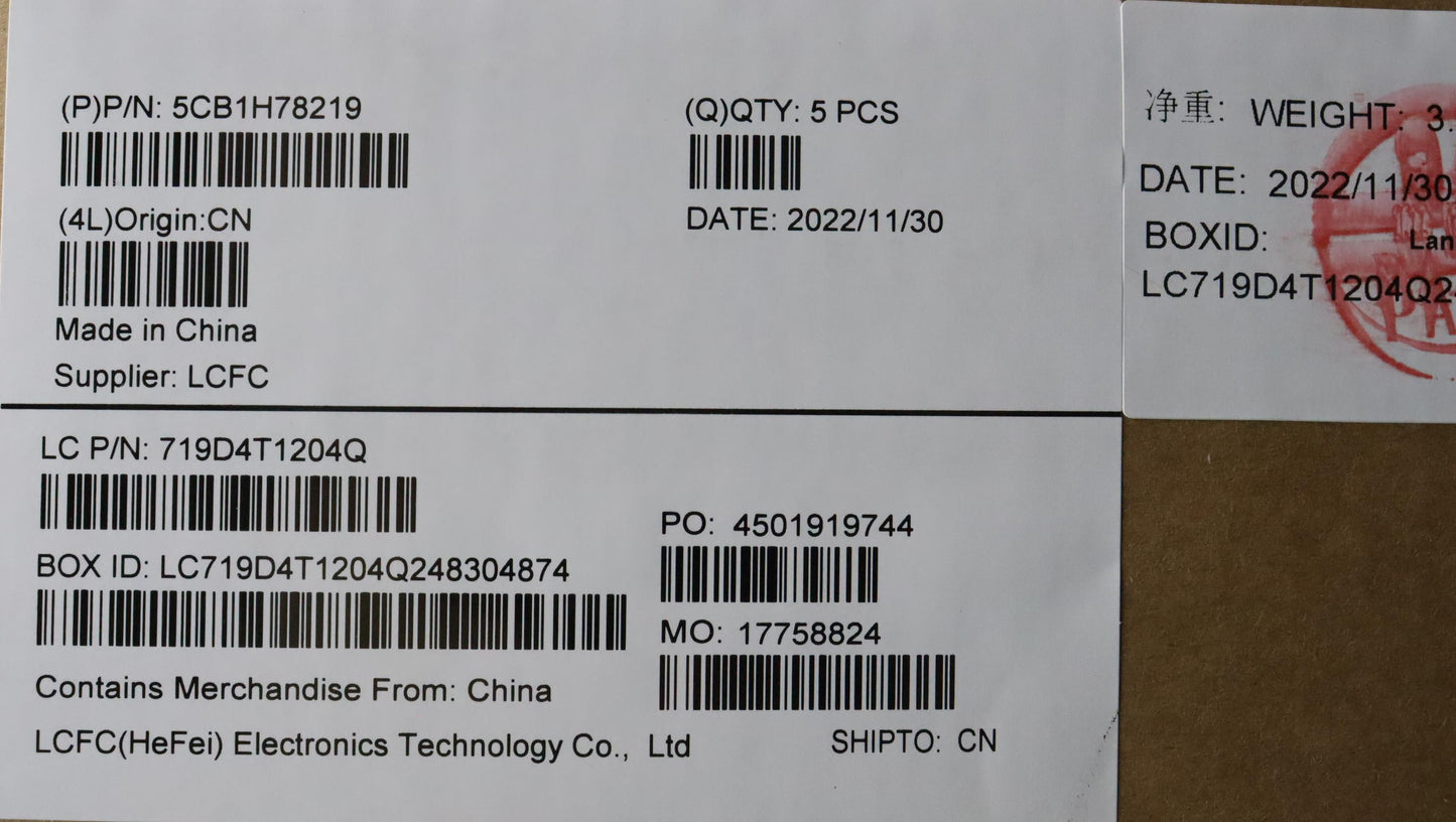 Lenovo Cover Upper Case Assembly Nord - 5CB1H78219