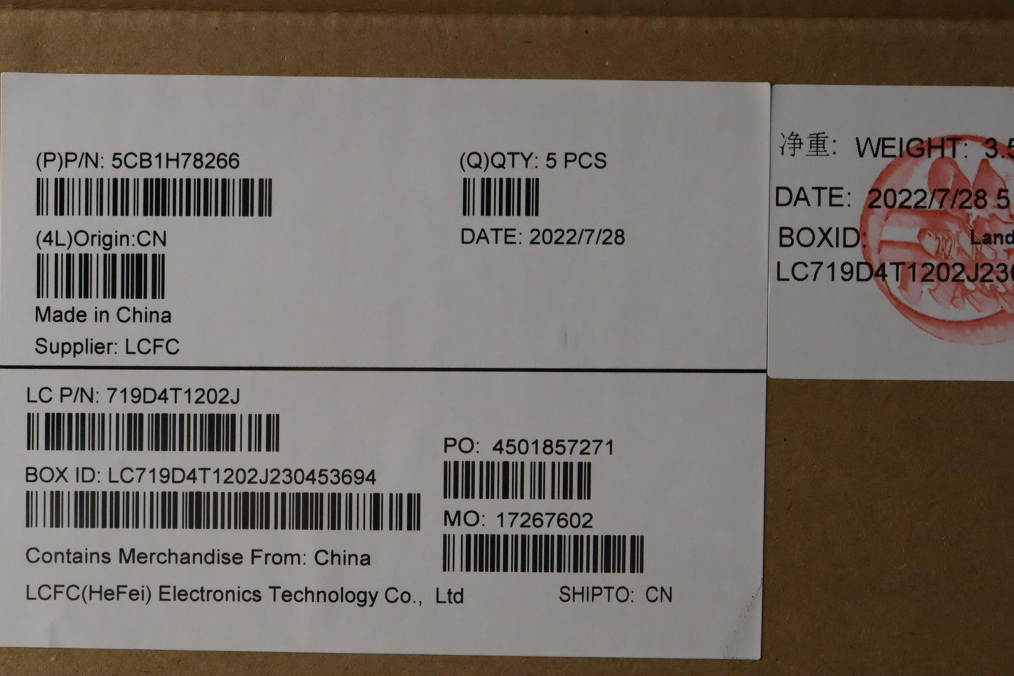 Lenovo Cover Upper Case Assembly Cze/ - 5CB1H78266