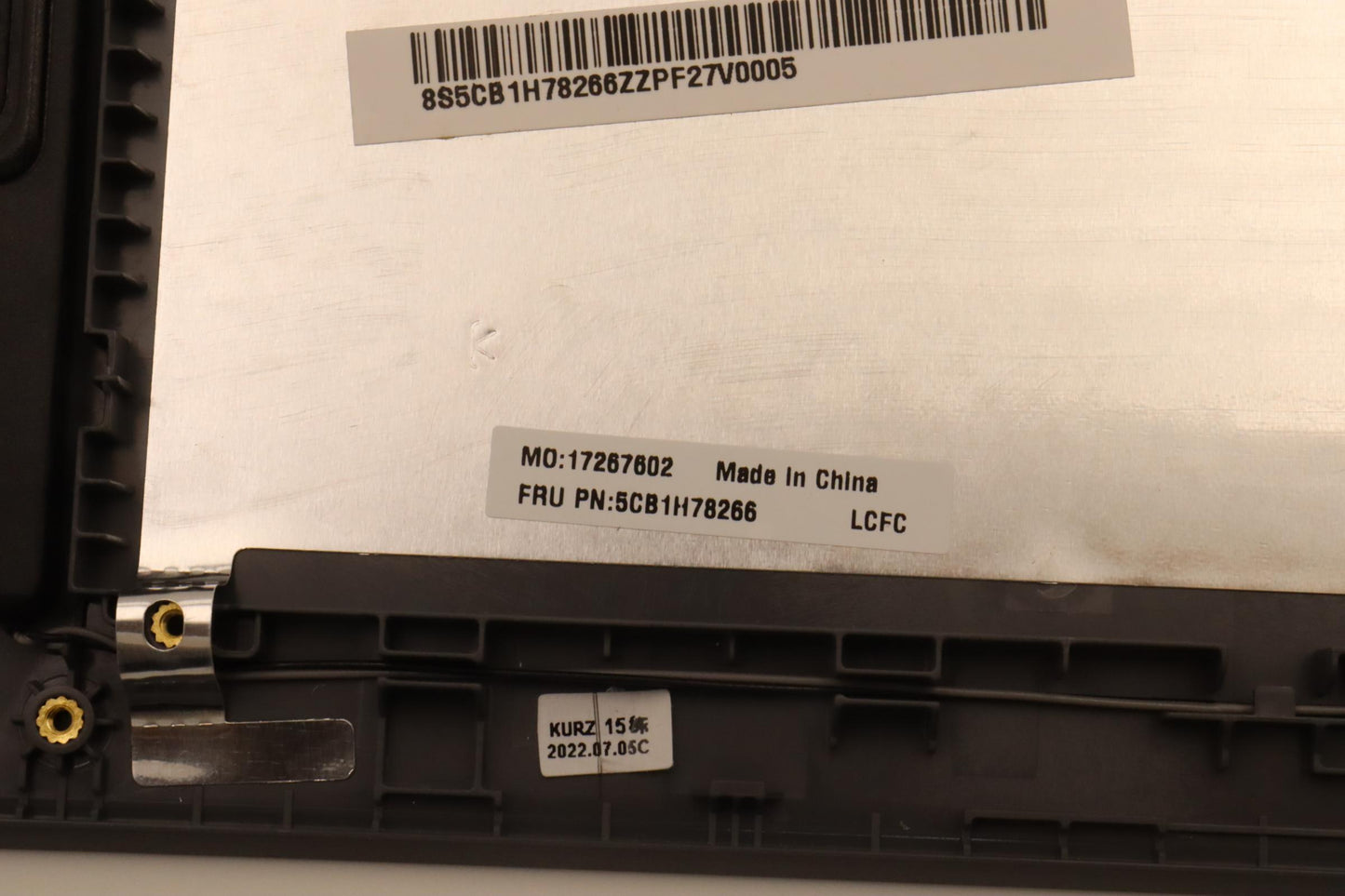 Lenovo Cover Upper Case Assembly Cze/ - 5CB1H78266