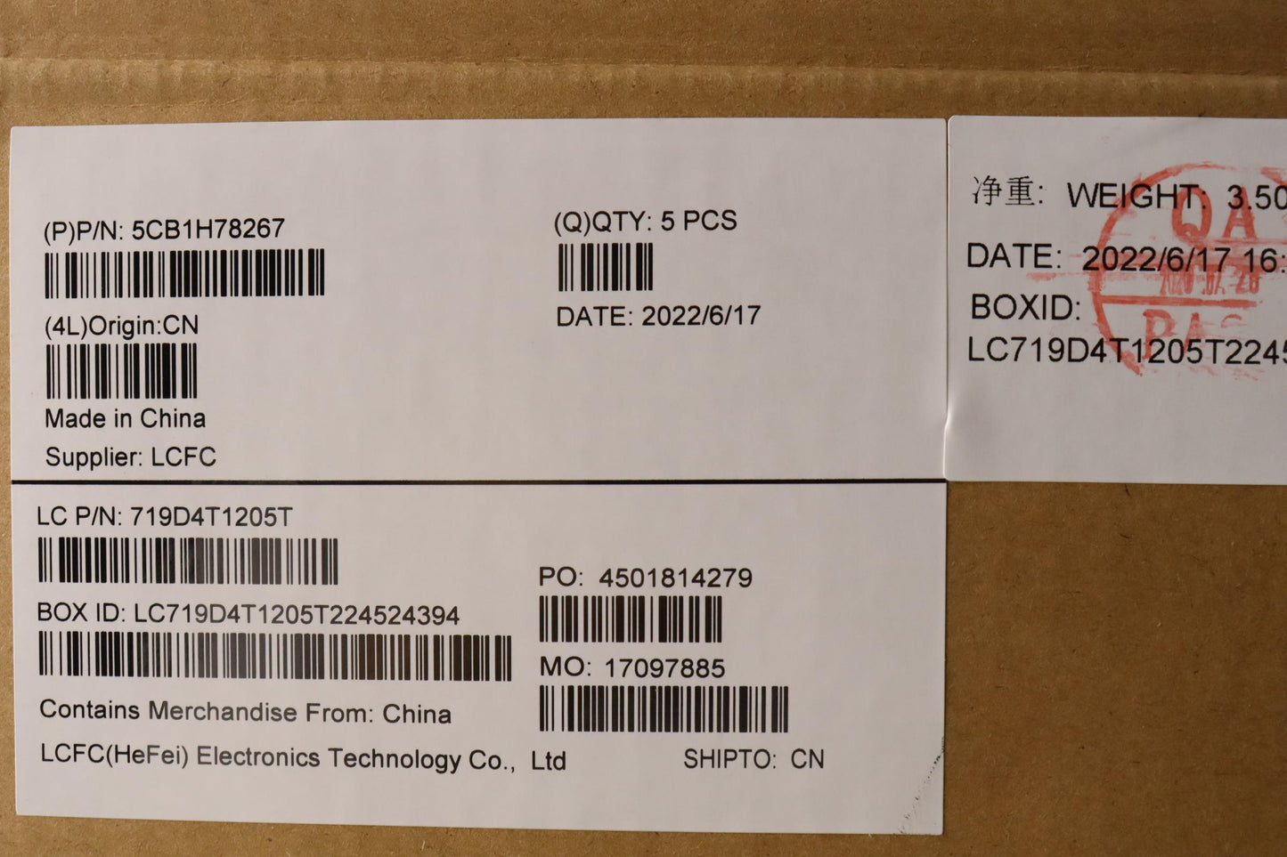 Lenovo Cover Upper Case Assembly Eng - 5CB1H78267