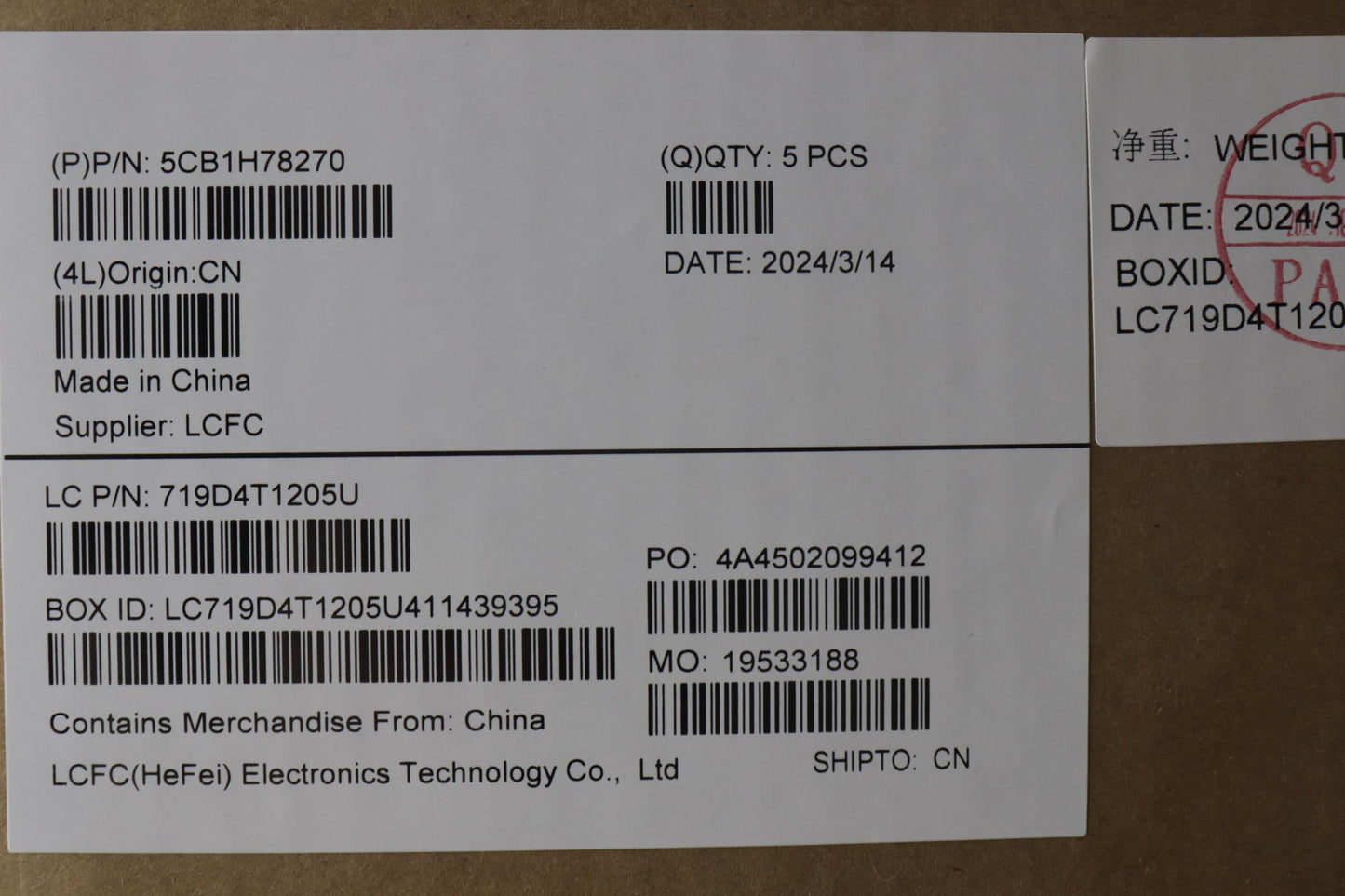 Lenovo Cover Upper Case Assembly Fra/ - 5CB1H78270