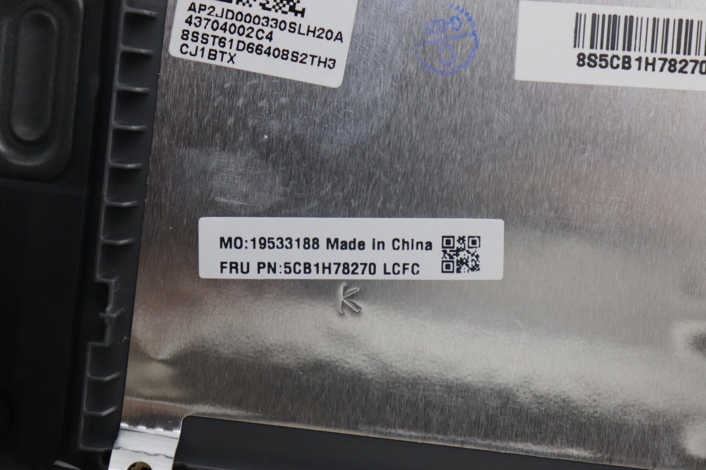 Lenovo Cover Upper Case Assembly Fra/ - 5CB1H78270