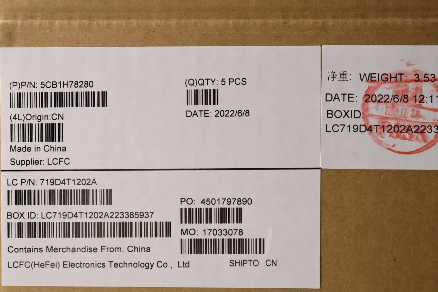 Lenovo Cover Upper Case Assembly Kor - 5CB1H78280
