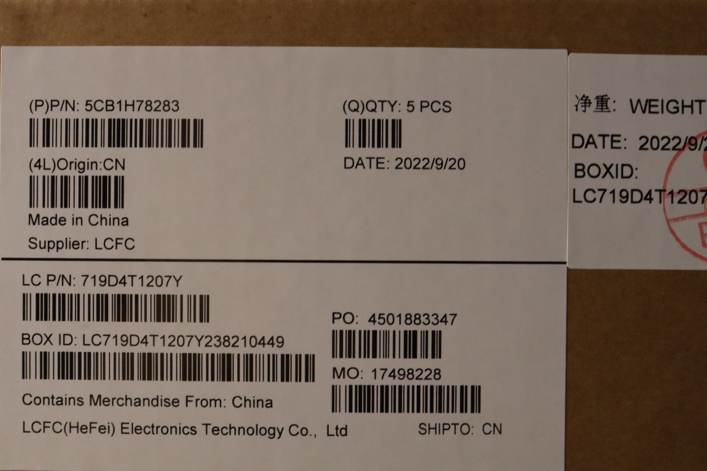Lenovo Cover Upper Case Assembly Por - 5CB1H78283