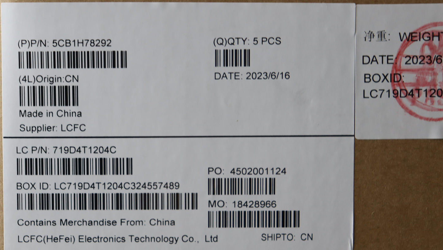 Lenovo Cover Upper Case Assembly Ukr - 5CB1H78292