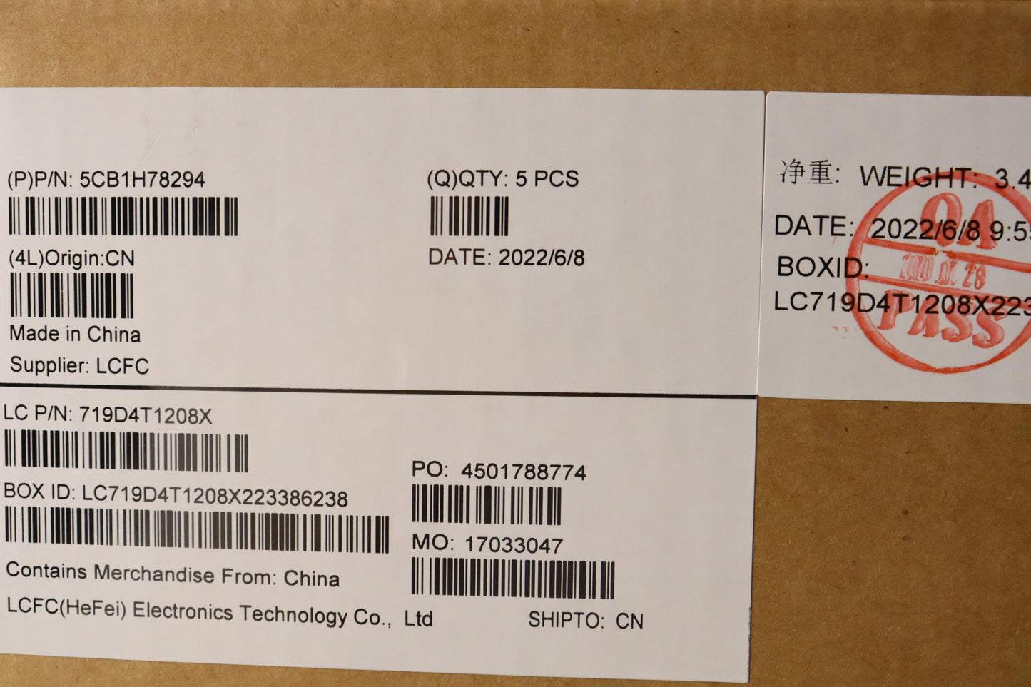 Lenovo Cover Upper Case Assembly Eng - 5CB1H78294