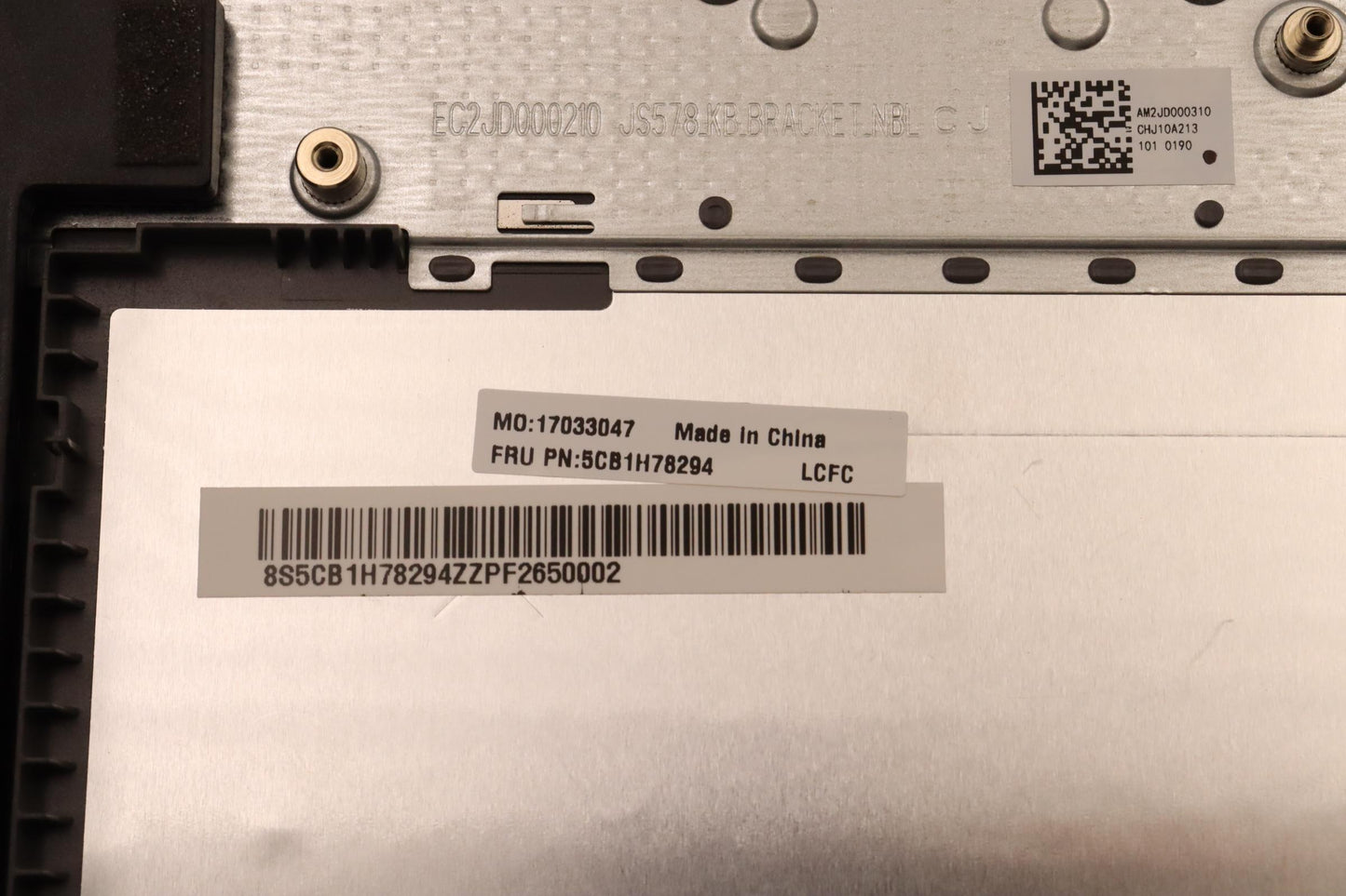 Lenovo Cover Upper Case Assembly Eng - 5CB1H78294