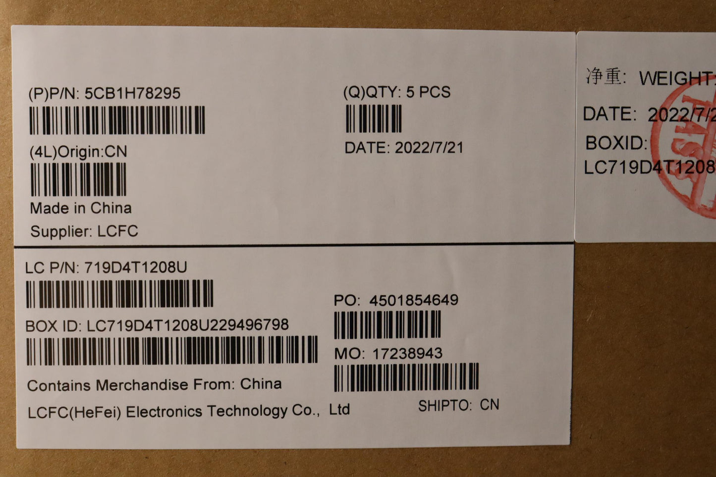 Lenovo Cover Upper Case Assembly Uke - 5CB1H78295