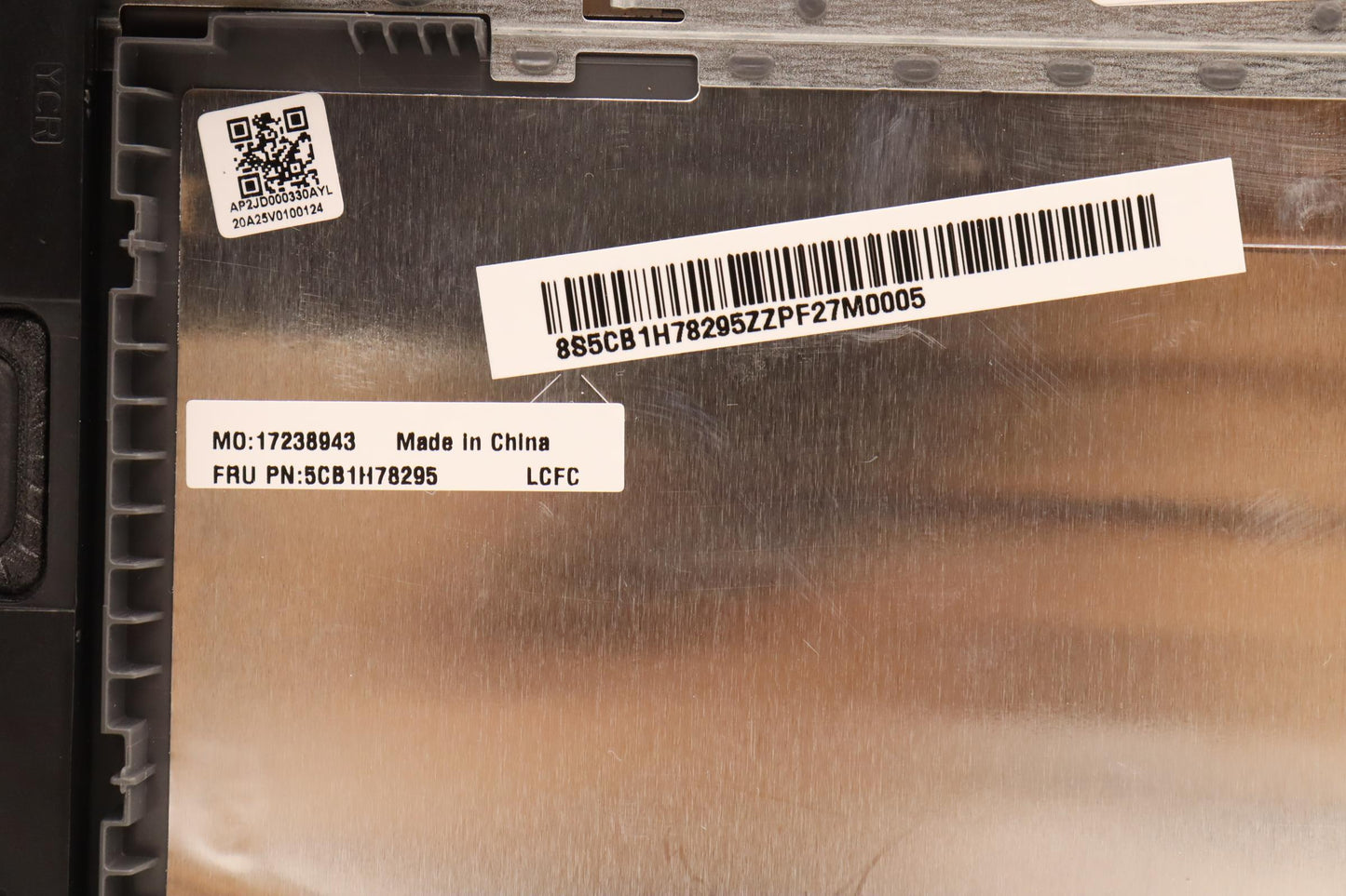 Lenovo Cover Upper Case Assembly Uke - 5CB1H78295
