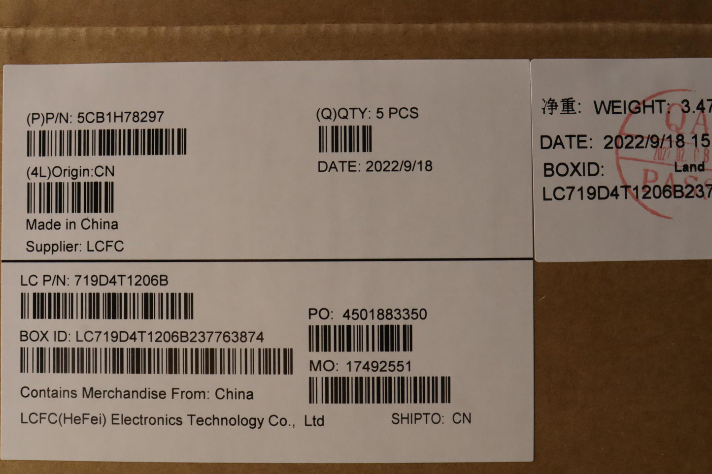 Lenovo Cover Upper Case Assembly Spa - 5CB1H78297