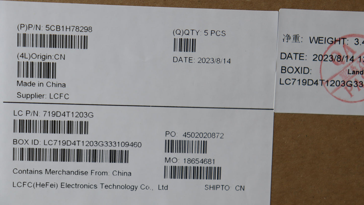 Lenovo Cover Upper Case Assembly Tur - 5CB1H78298