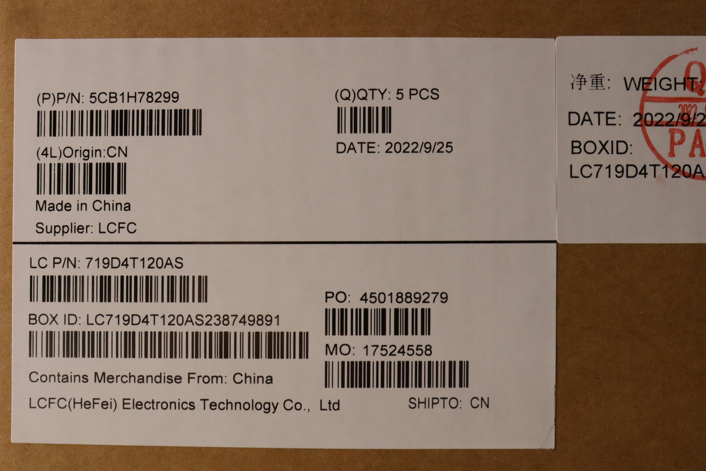 Lenovo Cover Upper Case Assembly Thai - 5CB1H78299