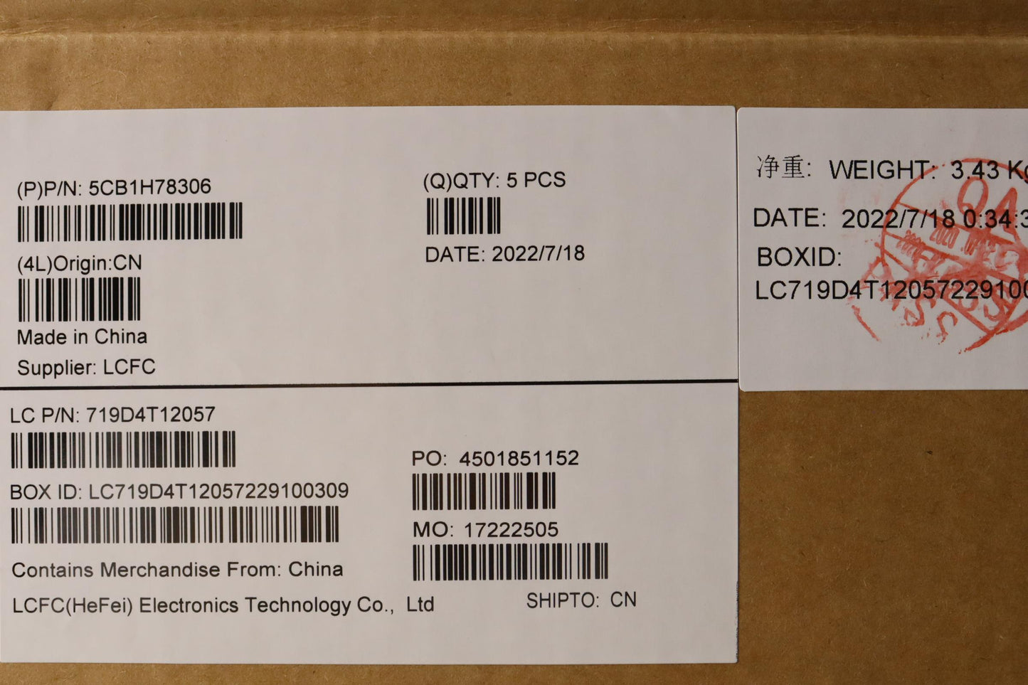 Lenovo Cover Upper Case Assembly Fra - 5CB1H78306