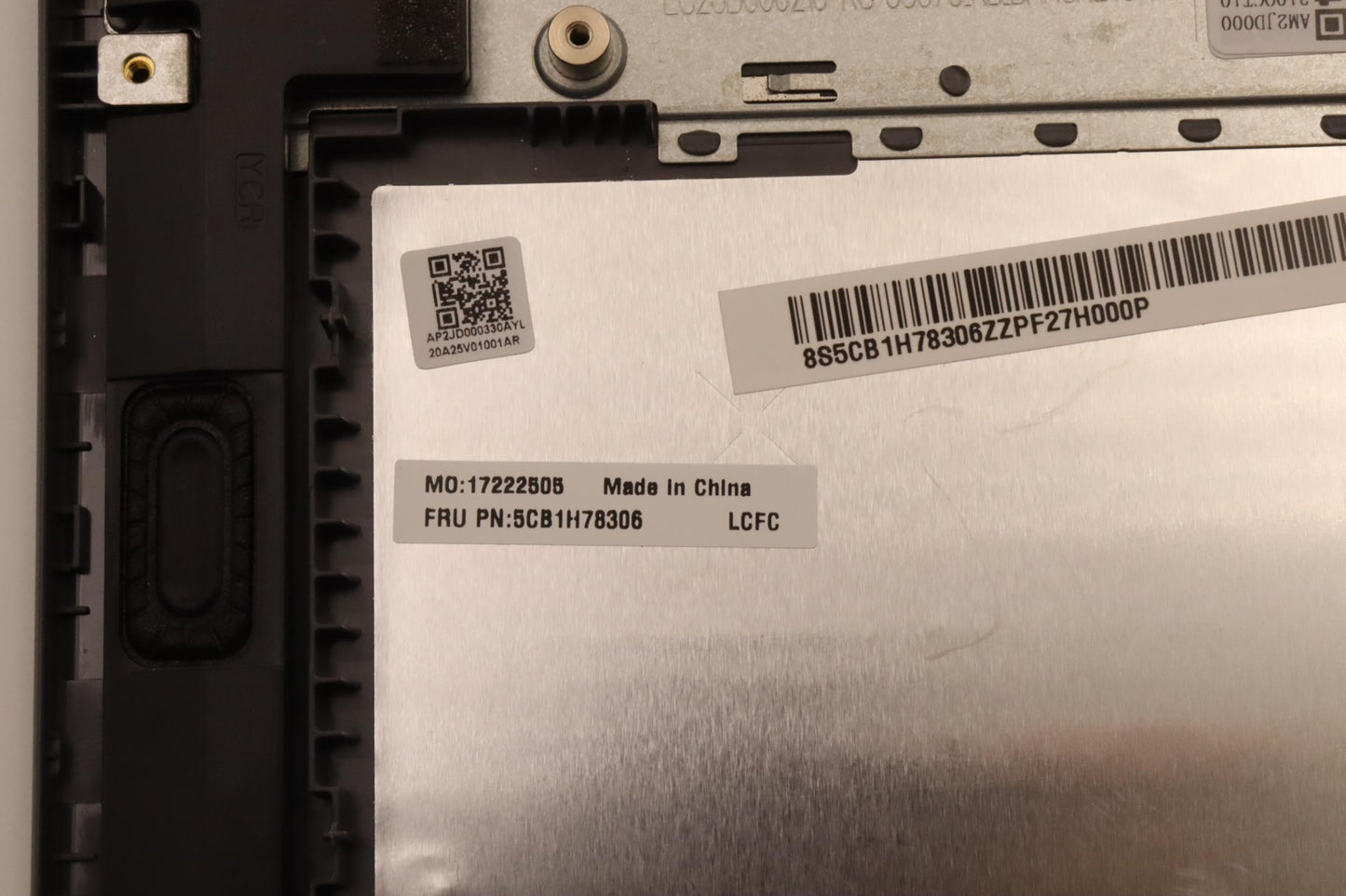 Lenovo Cover Upper Case Assembly Fra - 5CB1H78306