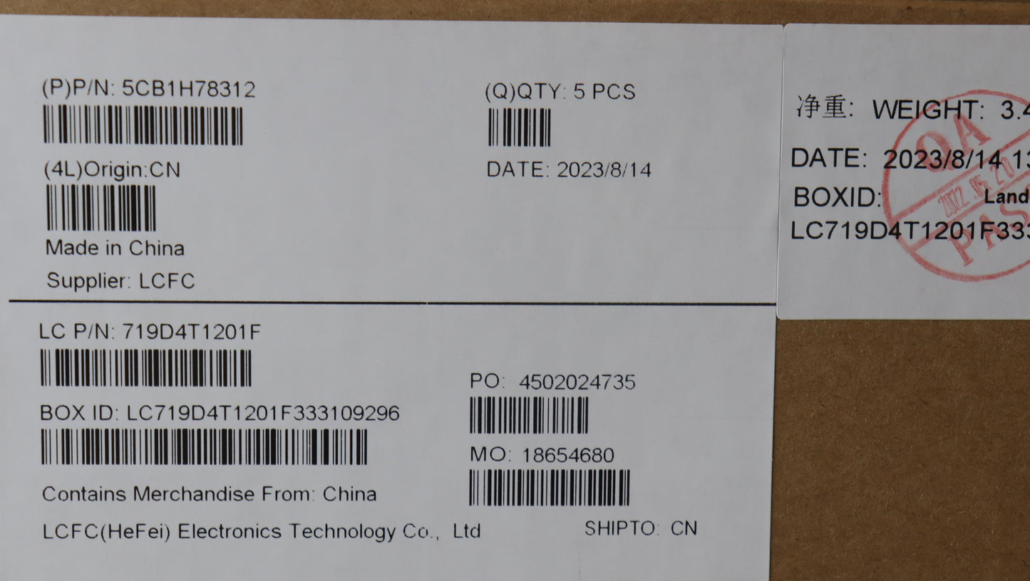 Lenovo Cover Upper Case Assembly Hun - 5CB1H78312