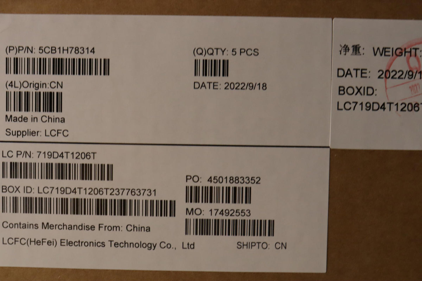 Lenovo Cover Upper Case Assembly Bel - 5CB1H78314