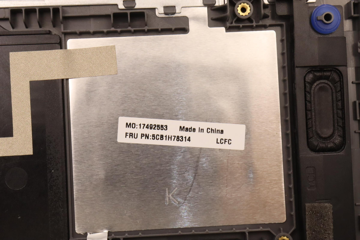 Lenovo Cover Upper Case Assembly Bel - 5CB1H78314