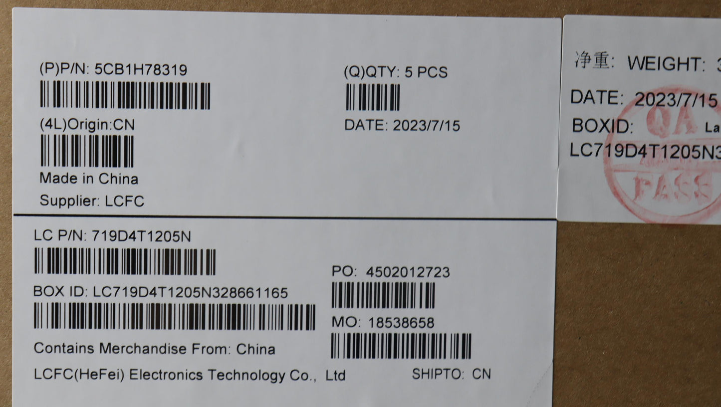Lenovo Cover Upper Case Assembly Cze/ - 5CB1H78319