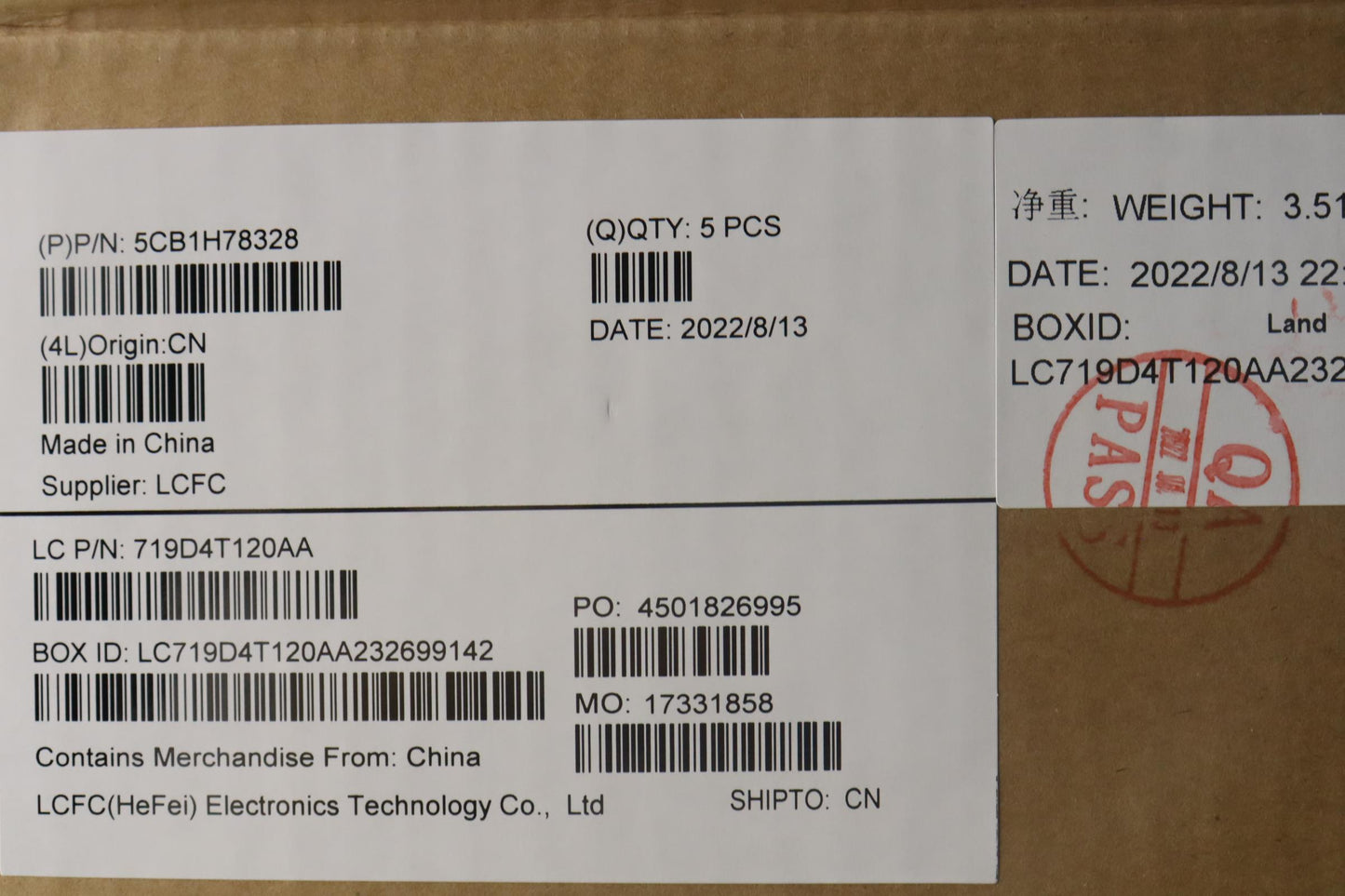 Lenovo Cover Upper Case Assembly Bul - 5CB1H78328