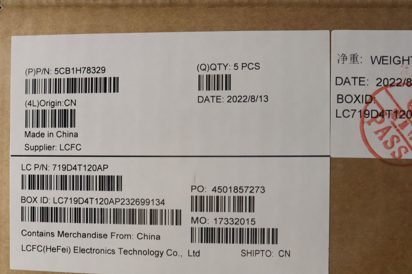 Lenovo Cover Upper Case Assembly Cze/ - 5CB1H78329