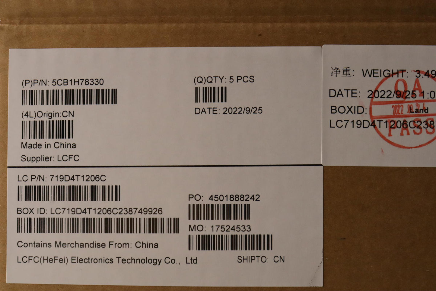Lenovo Cover Upper Case Assembly Eng - 5CB1H78330