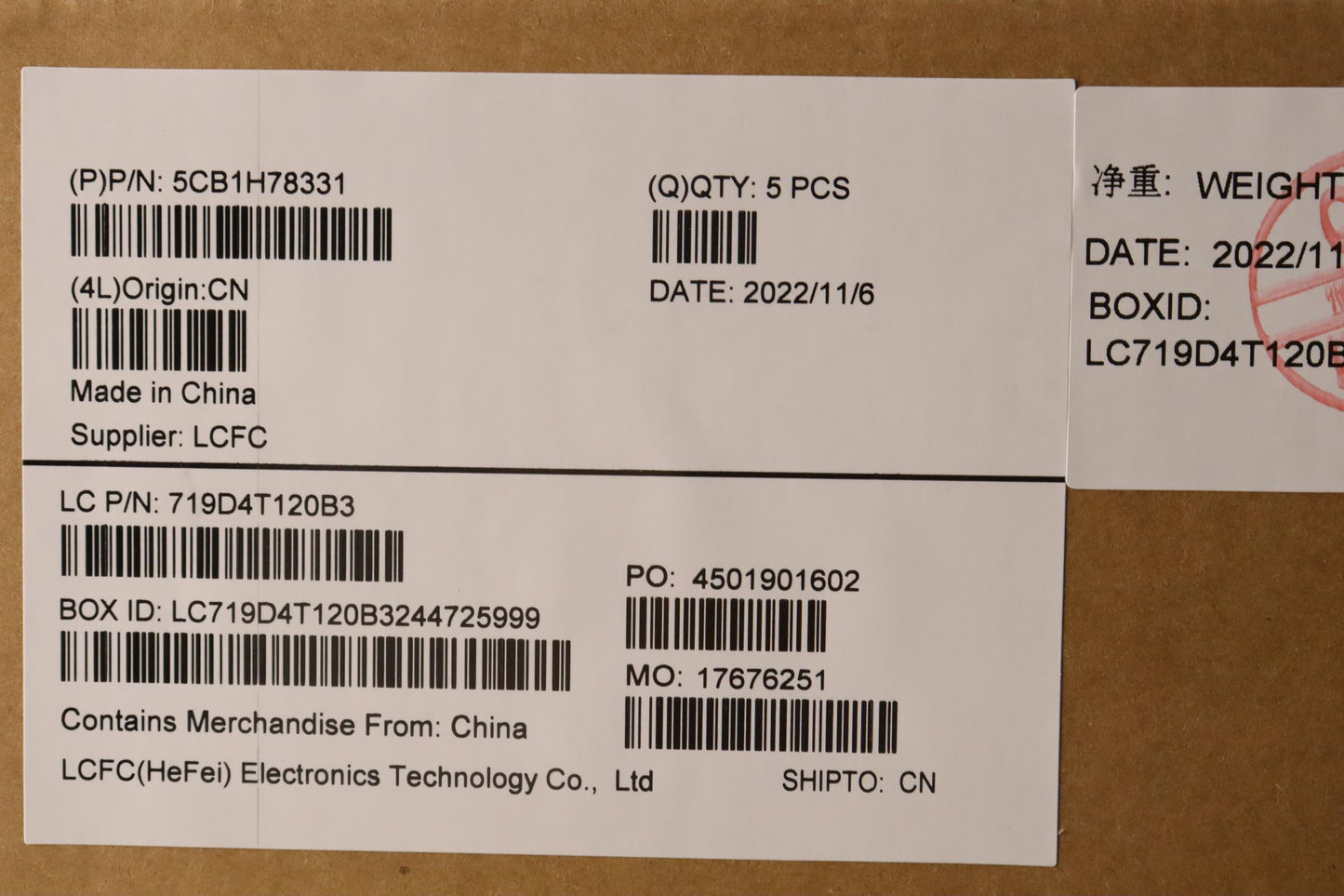 Lenovo Cover Upper Case Assembly Euro - 5CB1H78331