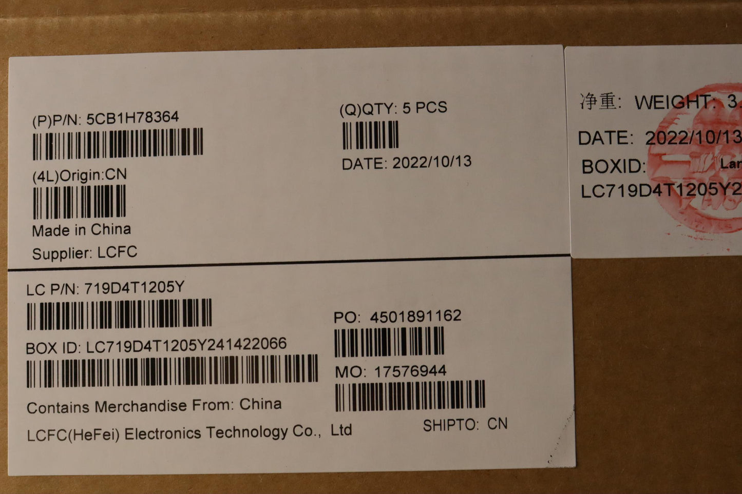 Lenovo Cover Upper Case Assembly Thai - 5CB1H78364