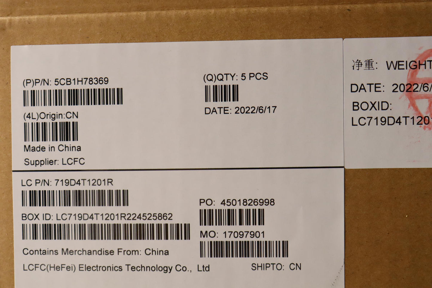 Lenovo Cover Upper Case Assembly Tc L - 5CB1H78369