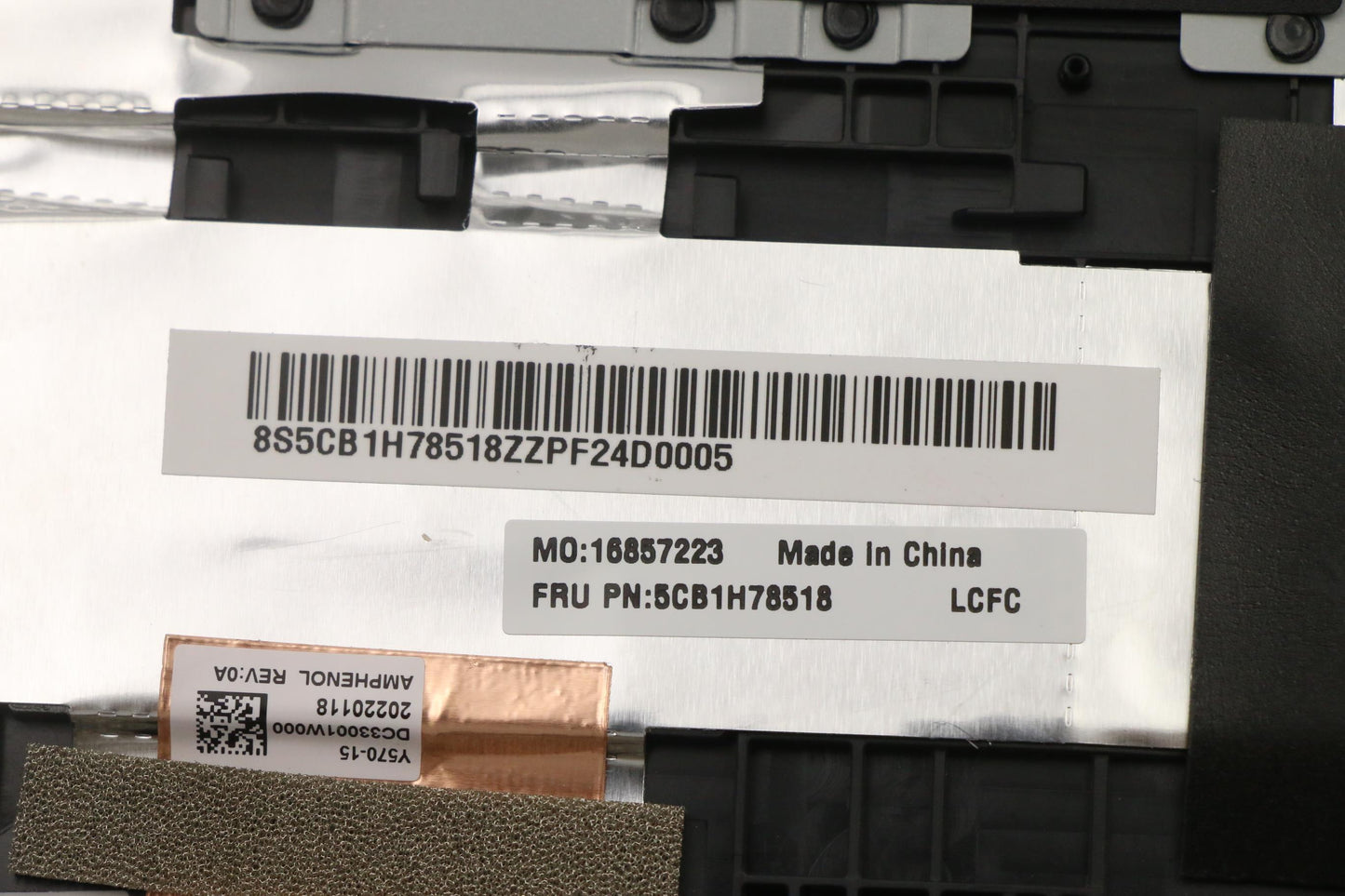 Lenovo Cover Upper Case Asmusa Eng L8 - 5CB1H78518