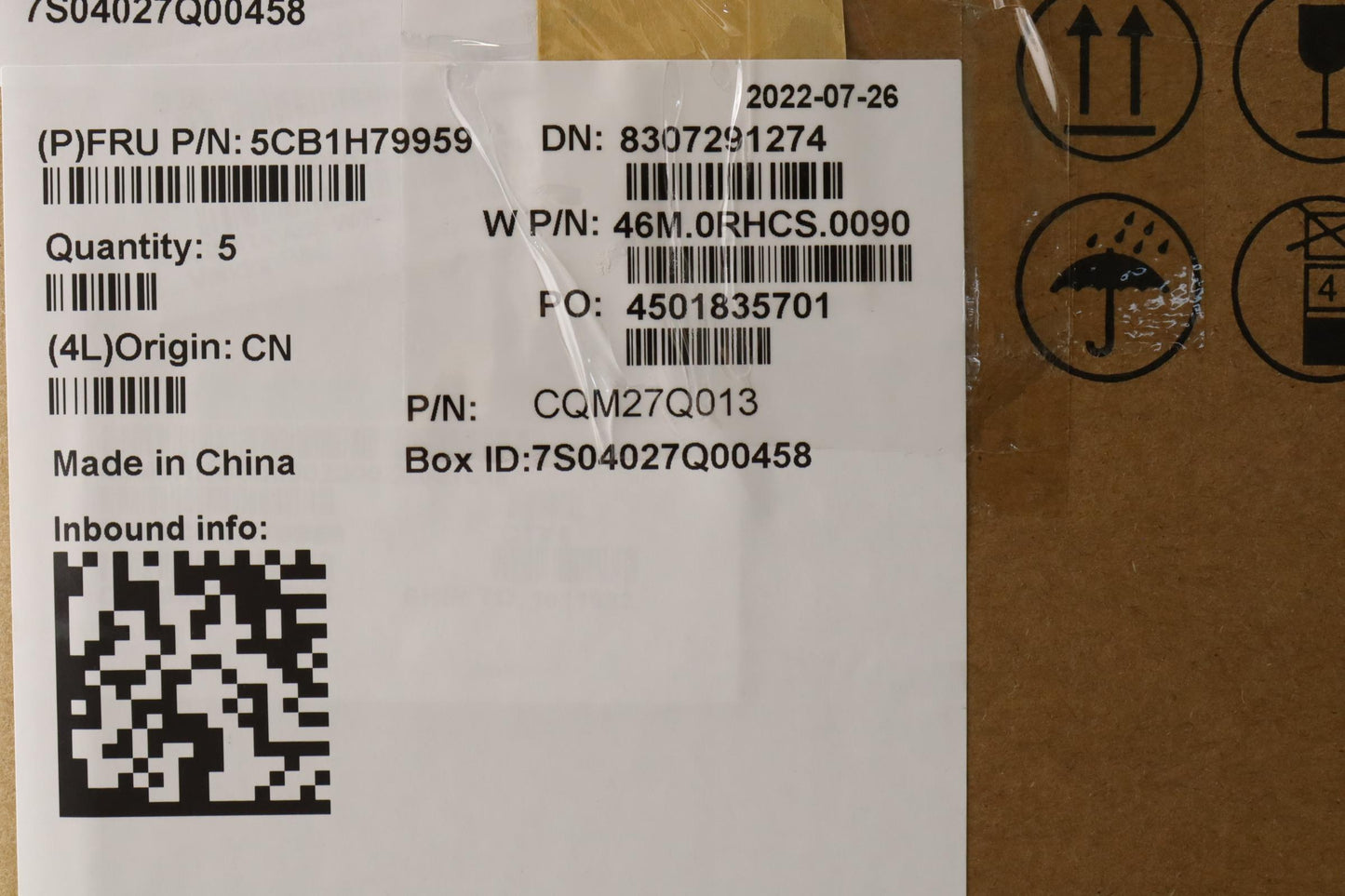 Lenovo Cover Upper Case Asmhbw W 82R7 - 5CB1H79959