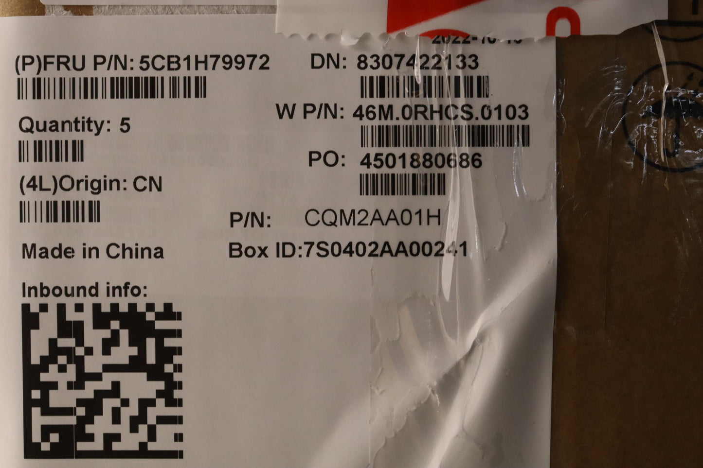 Lenovo Cover Upper Case Asmeng W 82R7 - 5CB1H79972