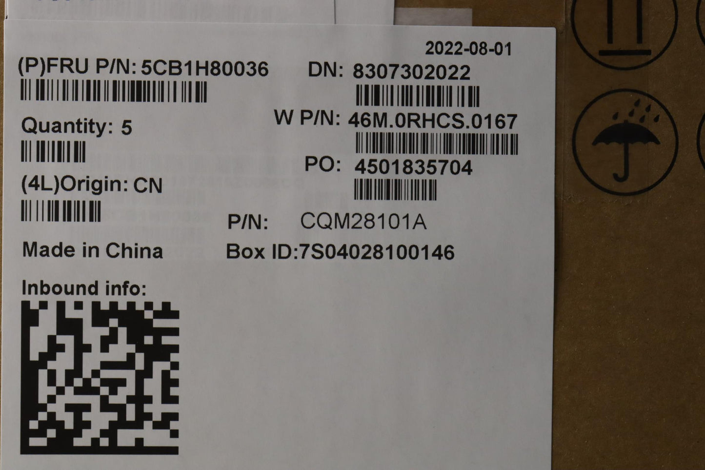 Lenovo Cover Upper Case Asmuke W 82R7 - 5CB1H80036