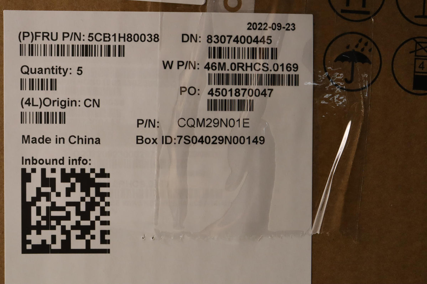 Lenovo Cover Upper Case Asmspa W 82R7 - 5CB1H80038