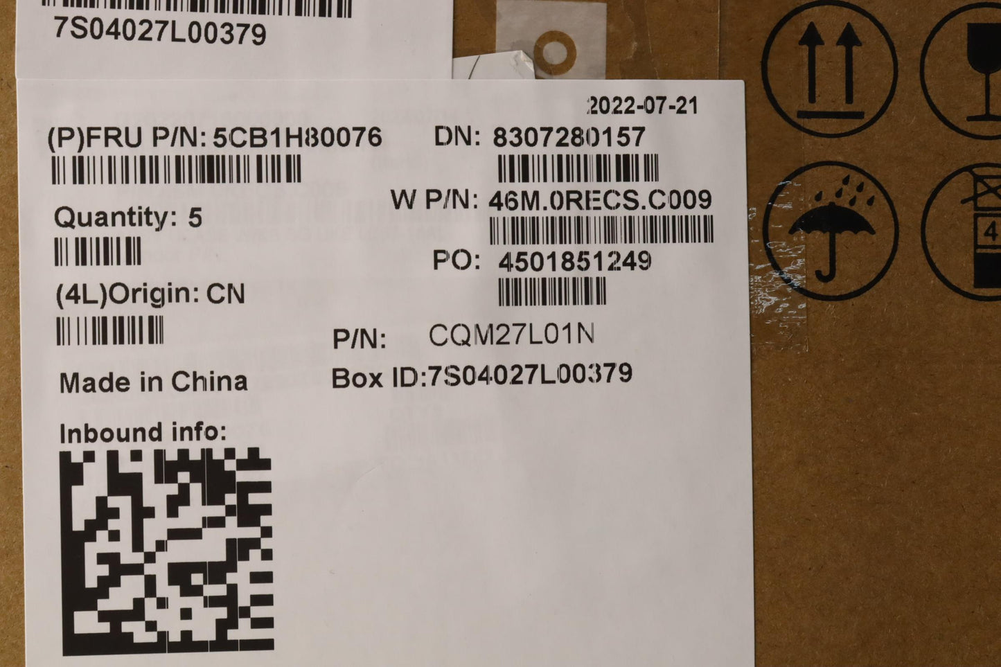 Lenovo Cover Upper Case Asmuke W 82Ra - 5CB1H80076